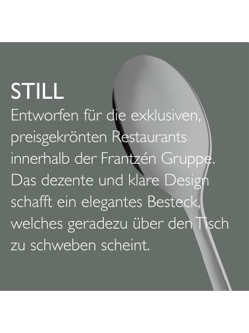 Gense Dessertlöffel Still in Matter/glänzender Stahl