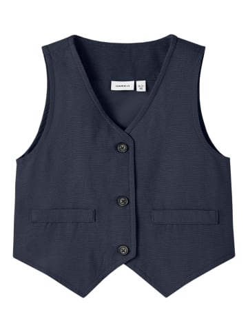 name it Anzugweste NMMFAHER WAISTCOAT in dark sapphire