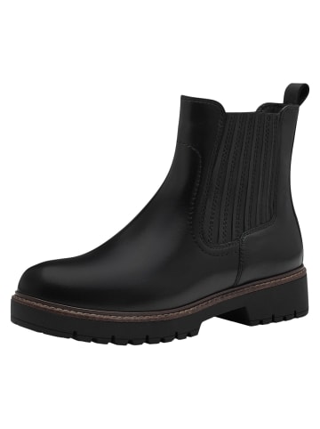 Tamaris Chelsea Boot in BLACK LEATHER