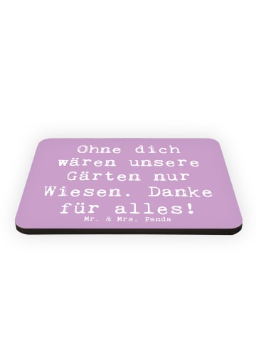 Mr. & Mrs. Panda magnet Spruch Dankbarer Gärtner mit Spruch in Lavendeltraum
