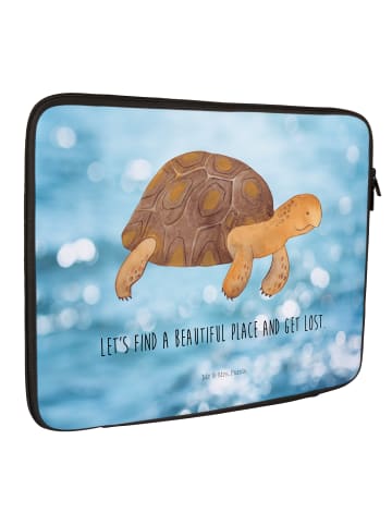 Mr. & Mrs. Panda Notebook Tasche Schildkröte MHerzieren mit Spruch in OZeichenanblue