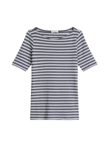 Marc O'Polo Gestreiftes T-Shirt slim in Medium Blue