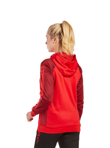 erima Six Wings Trainingsjacke mit Kapuze in rot/bordeaux