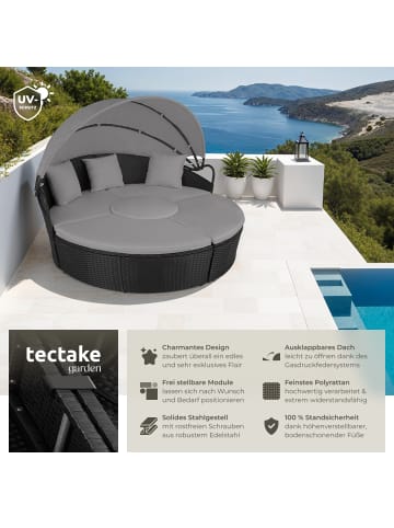 tectake Rattan Sonneninsel Santorin - UV-beständig und widerstandsfähig