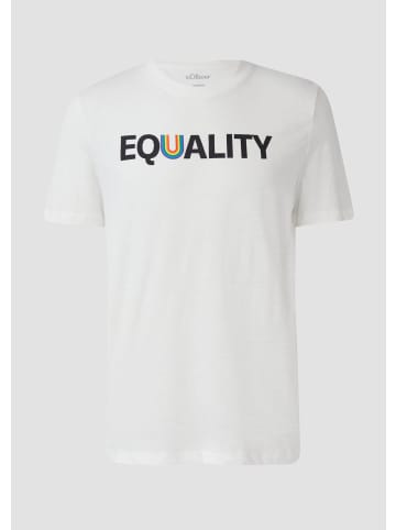 s.Oliver T-Shirt in 01D2_weiß