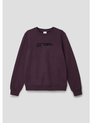s.Oliver Sweatshirt in 4889_aubergine