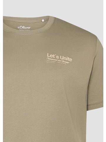 s.Oliver T-Shirt in 78D2_olivgrün