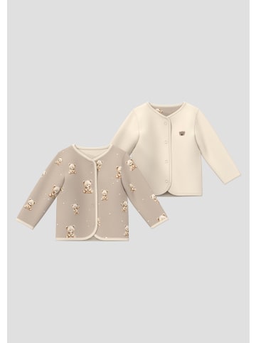 Sweatshirt Jacke  in  80A1_helles beige