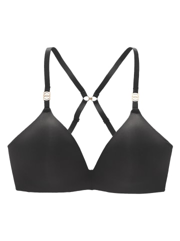 LASCANA Push-up-BH in schwarz
