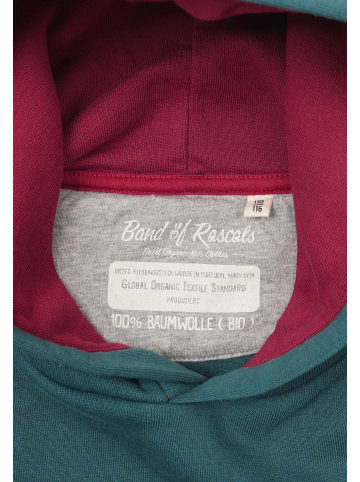 Band of Rascals Kapuzenpullover " 3C Block " in racing-green-bordeaux