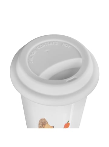 Mr. & Mrs. Panda Trinkbecher Igel Grillen mit Spruch in Weiß