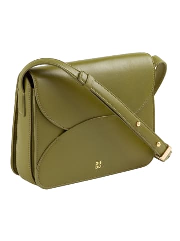 DuDu Cefalonia Umhängetasche Leder 21 cm olive