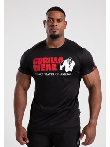 Gorilla Wear Klassisches Trainings-T-Shirt - Schwarz