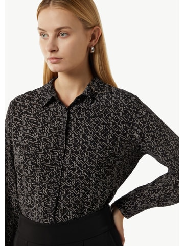 comma Bluse langarm in Schwarz
