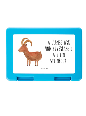 Mr. & Mrs. Panda Snackbox Sternzeichen Steinbock mit Spruch in Weiß
