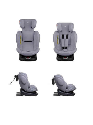 Kikkaboo Kindersitz i-Felix i-Size in grau