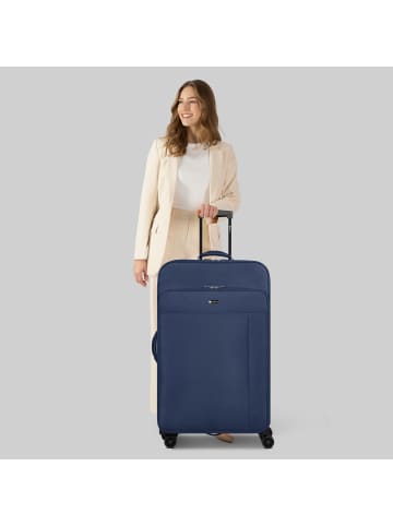 Check.In Sevilla 2.0 4 Rollen Trolley 80 cm in dark blue