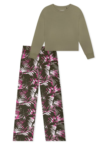 Schiesser Pyjama Modern in jade