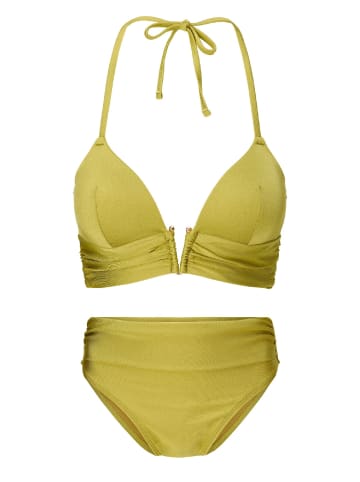 Linga Dore padded bikiniset Triangle in Moss green