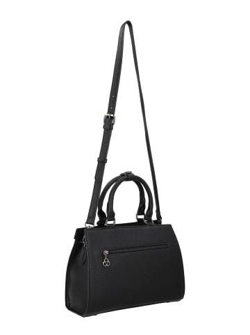 faina Women Handbag in Black Gold