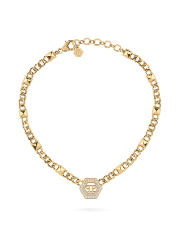 Philipp Plein Halskette mit Anhänger in Gold – (L)45cm