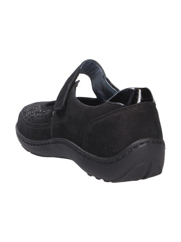 WALDLÄUFER Slipper in schwarz