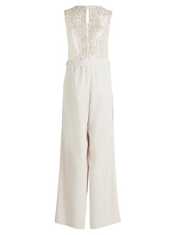 Vera Mont Jumpsuit mit Pailletten in Bright Pearl
