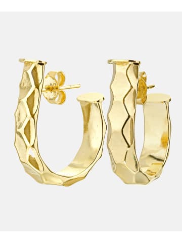 Vanlere Creolen aus 375 Gelbgold