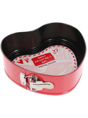 La Cucina Backform in Herzform in Rot, (B) 21 x (H) 7 x (L) 21 cm