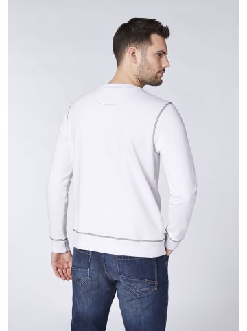 Oklahoma Premium Denim Sweatshirt in Weiß