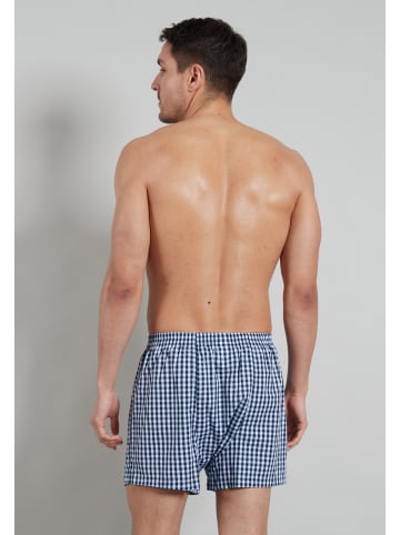 Götzburg Boxershort 4Er Pack Nürnberg in blau-dunkel-Karo