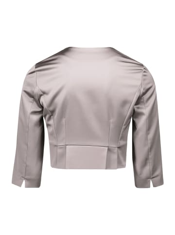 Vera Mont Bolero-Jacke mit Kellerfalten in Smoky Taupe