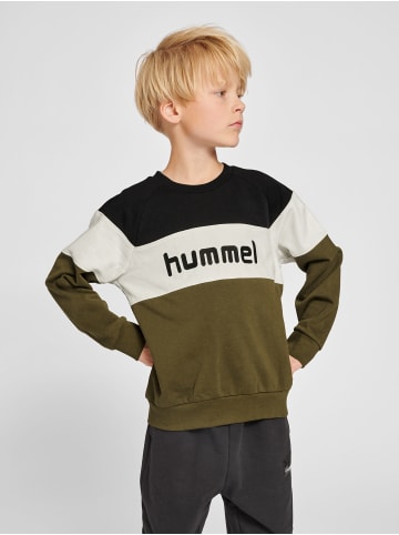 Hummel Hummel Sweatshirt Hmlclaes Jungen Atmungsaktiv in DARK OLIVE