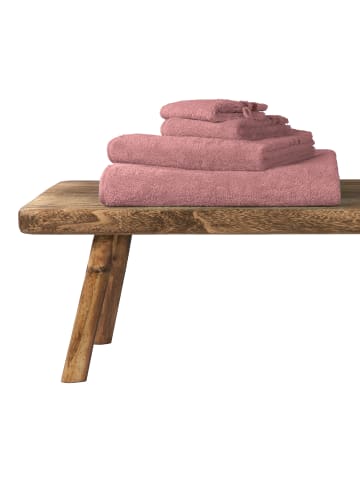 Schiesser Duschtuch Skyline Color im 2er Set in Altrosa
