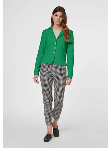 MADELEINE Kurzer Jerseyblazer mit modischer Struktur in apfelgrün