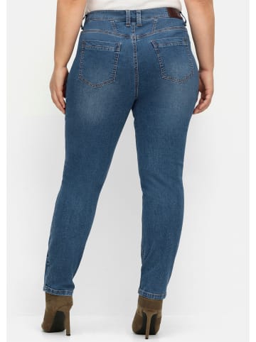 sheego Stretch-Jeans in blue denim