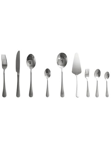Beliani 70-tlg Besteck Set ROTINI in Silber