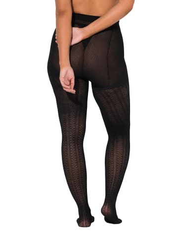 Ulla Popken Strumpfhose in schwarz