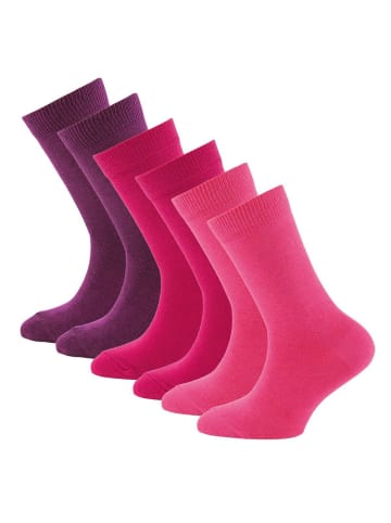 ewers Socken 6er Pack in Pink/Lila