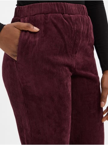 Marie Lund Hose in aubergine