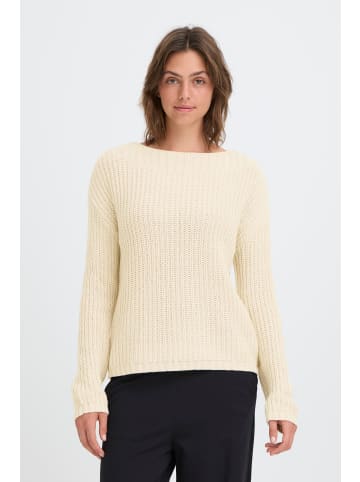 Oxmo Strickpullover OXKanna in Beige