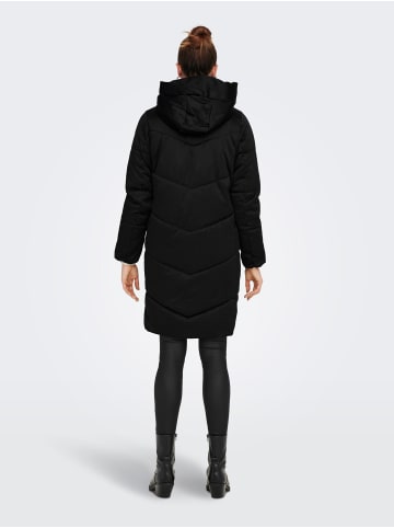 JACQUELINE de YONG Wattierter Steppmantel Puffer Winter Jacke JDYMUSTANG in Schwarz