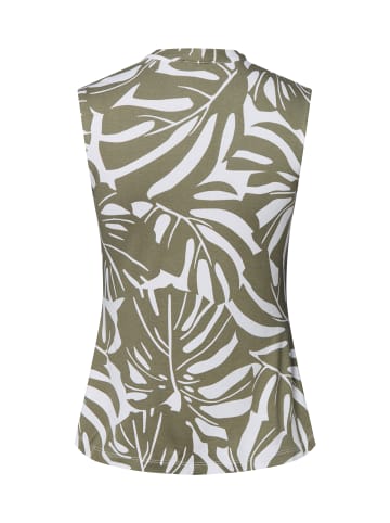 Olsen Top Edda in oliv weiß - 0001