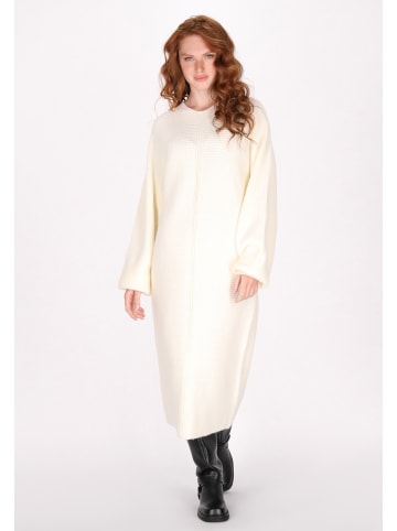 DreiMaster Damen Kleid in Wollweiss