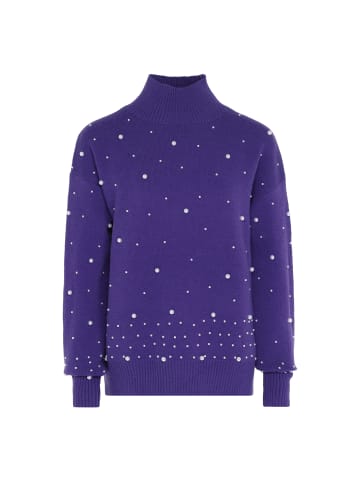 faina Damen Pullover Mit Perlen in LILA