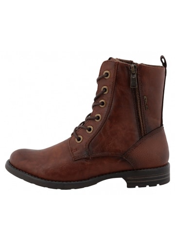 Tom Tailor Schnürstiefel  in Braun