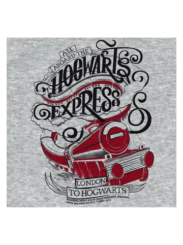 Logoshirt Baby-Body Harry Potter - Hogwarts Express in grau-meliert