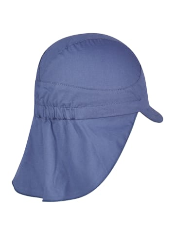 Sterntaler Schirmmütze mit Nackenschutz Apfel in helles blau
