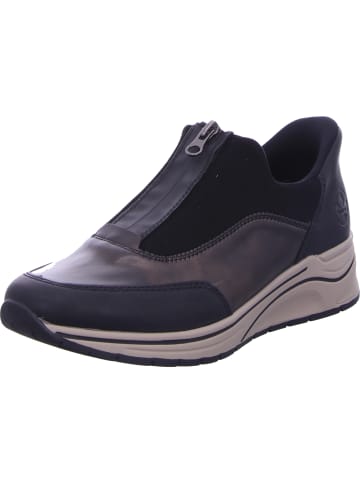 rieker Slipper in schwarz