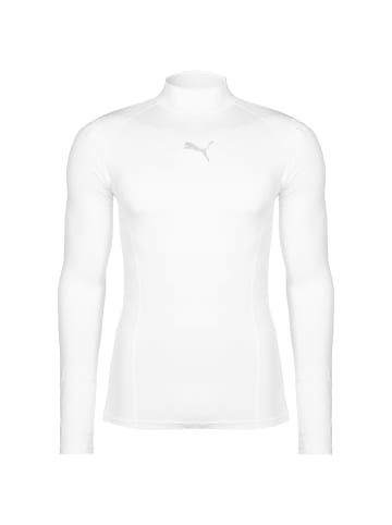 Puma Funktionsshirt LIGA Baselayer Warm in weiß / schwarz